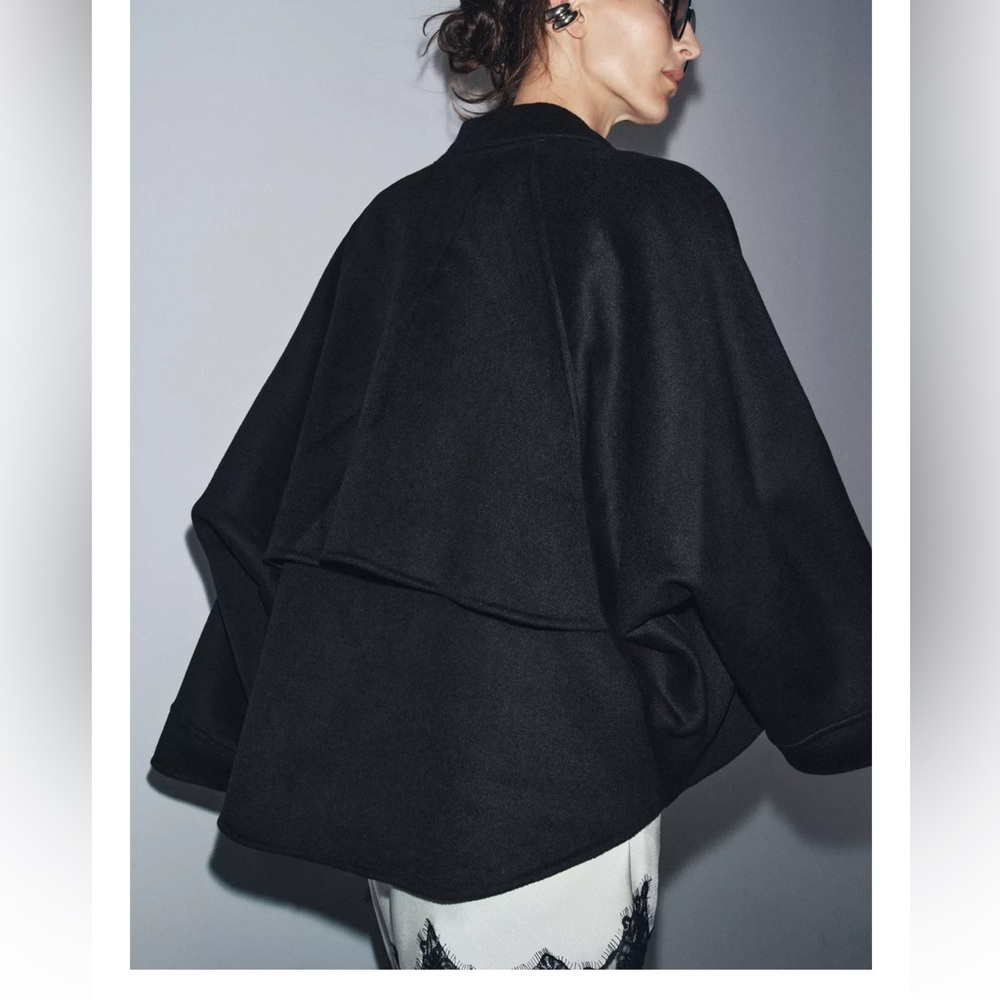 NWT - ZARA ZW COLLECTION WOOL JACKET WITH ZIP